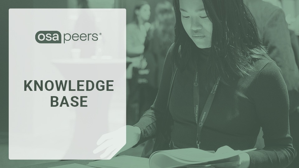 osapeers knowledge base