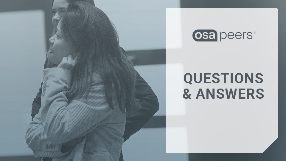 Questions and Answers on osapeers